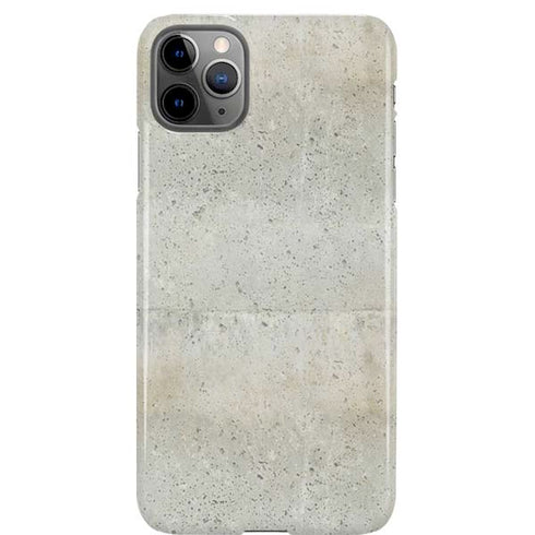 Natural White Concrete iPhone Cases