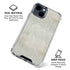 Natural White Concrete iPhone 15 Clear Case