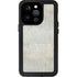 Natural White Concrete iPhone 15 Pro Waterproof Case