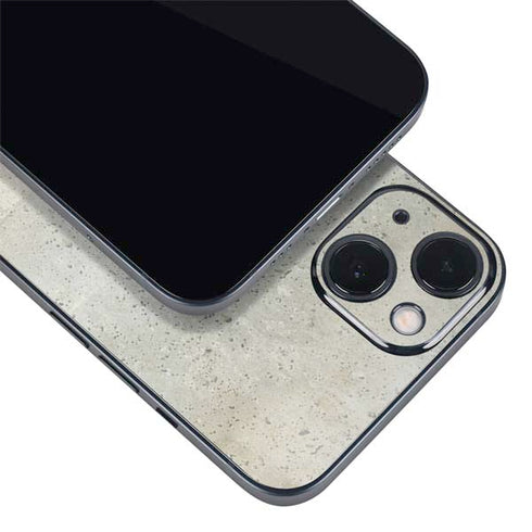 Natural White Concrete iPhone 15 Skin