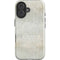 Natural White Concrete iPhone 16 Plus Impact Case