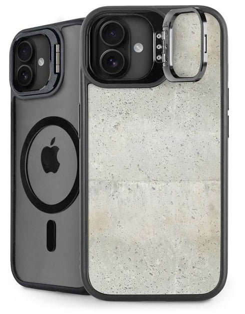 Natural White Concrete iPhone 16 Plus Kickstand Case