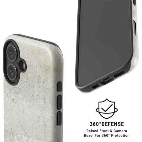 Natural White Concrete iPhone 16 Plus Magsafe Impact Case