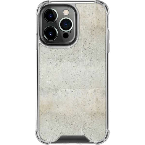 Natural White Concrete iPhone 16 Pro Clear Case