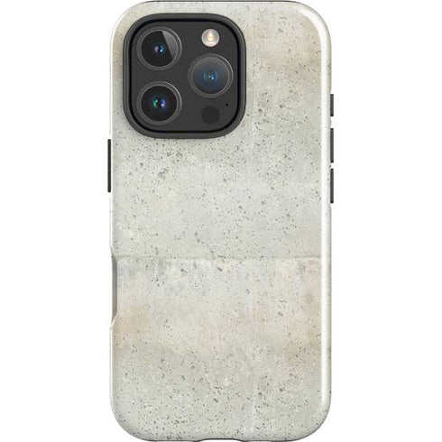 Natural White Concrete iPhone 16 Pro Max Impact Case