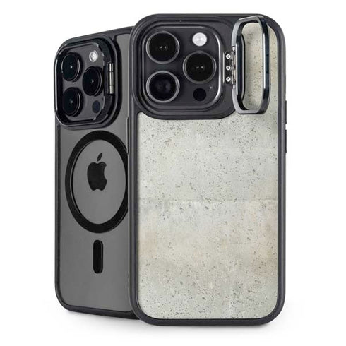 Natural White Concrete iPhone 16 Pro Max Kickstand Case
