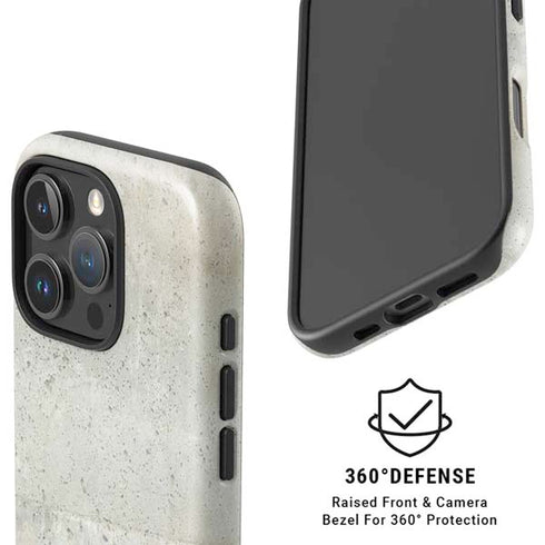 Natural White Concrete iPhone 16 Pro Max Magsafe Impact Case