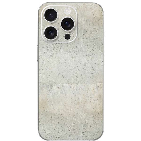 Natural White Concrete iPhone 16 Pro Skin