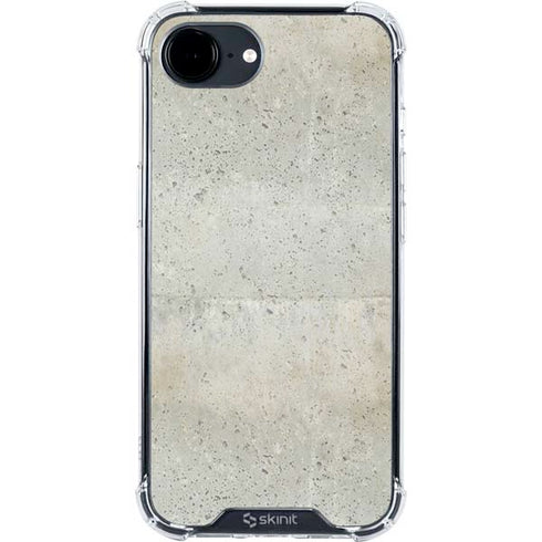 Natural White Concrete iPhone 16e Clear Case