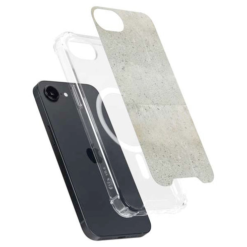 Natural White Concrete iPhone 16e MagSafe Case