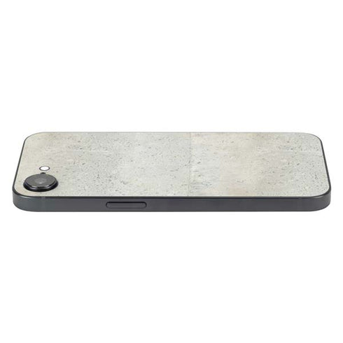Natural White Concrete iPhone 16e Skin