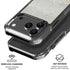 Natural White Concrete iPhone 18 Pro Clear Case