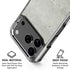 Natural White Concrete iPhone 18 Pro Clear Case