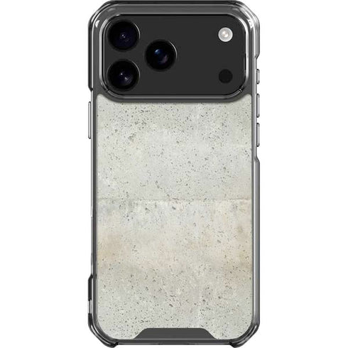 Natural White Concrete iPhone 18 Pro Max Clear Case