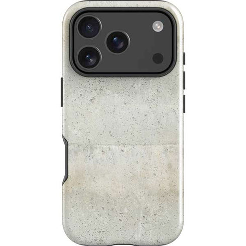 Natural White Concrete iPhone 18 Pro Max Impact Case