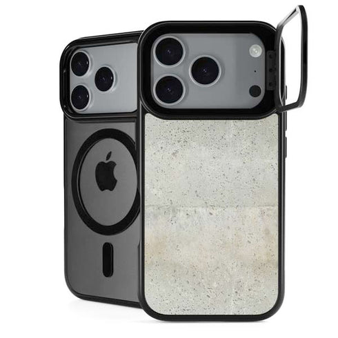 Natural White Concrete iPhone 18 Pro Max Kickstand Case