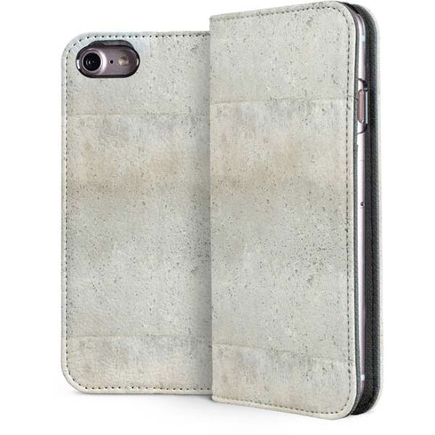 Natural White Concrete iPhone 7 Folio Case