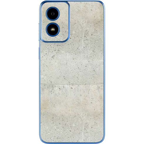 Natural White Concrete Moto G Play 4G (2024) Skin