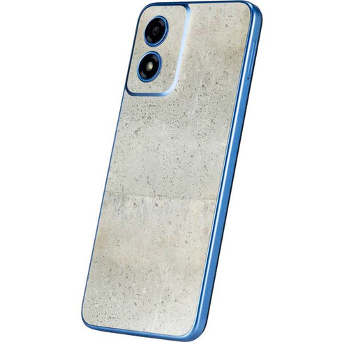 Natural White Concrete Moto G Play 4G (2024) Skin