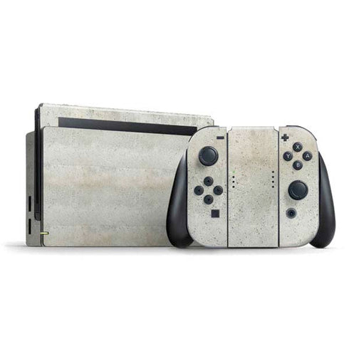 Natural White Concrete Nintendo Skins