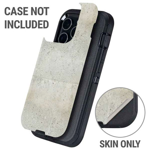 Natural White Concrete Otterbox Defender iPhone Skin
