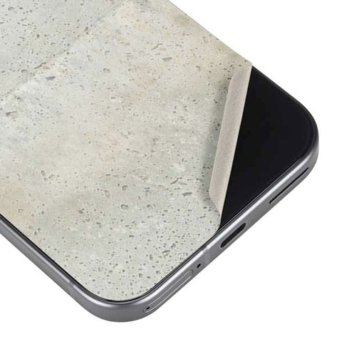 Natural White Concrete Google Pixel 9 Skin