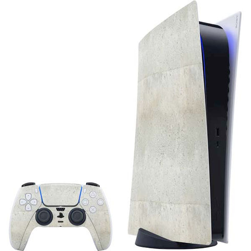 Natural White Concrete PlayStation PS5 Skins