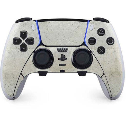 Natural White Concrete PS5 DualSense Edge Pro Controller Skin