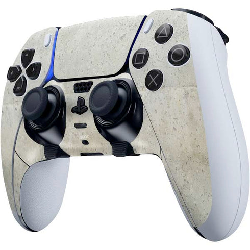 Natural White Concrete PS5 DualSense Edge Pro Controller Skin