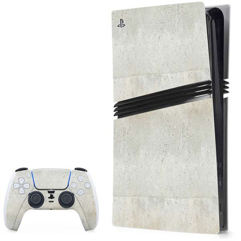 Natural White Concrete PlayStation PS5 Skins
