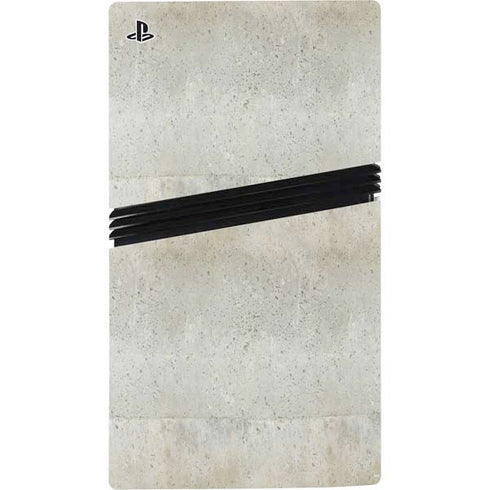 Natural White Concrete PS5 Pro Bundle Skin