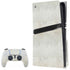 Natural White Concrete PS5 Pro Disk Bundle Skin