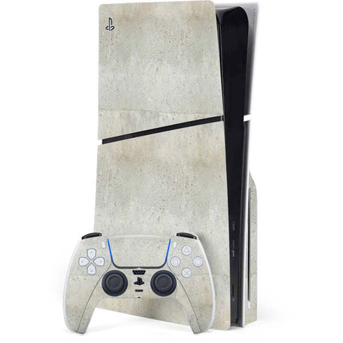 Natural White Concrete PlayStation PS5 Skins