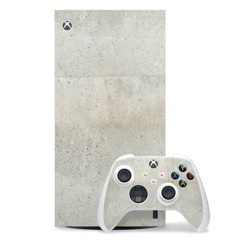 Natural White Concrete Xbox Series X Skins