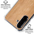 Natural Wood Galaxy A36 5G Clear Case