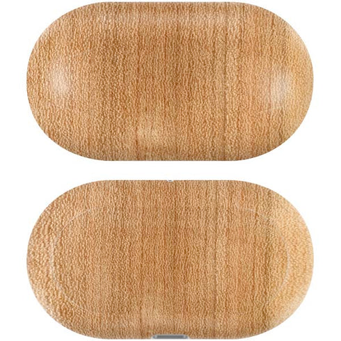 Natural Wood Galaxy Buds Plus Skin