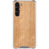 Natural Wood Galaxy S24 FE Clear Case