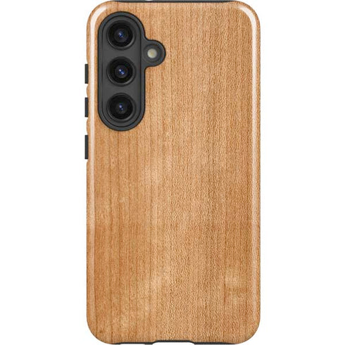 Natural Wood Galaxy S25 Impact Case