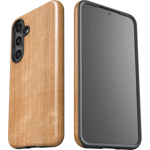 Natural Wood Galaxy S25 Impact Case