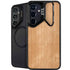 Natural Wood Galaxy S25 Kickstand Case