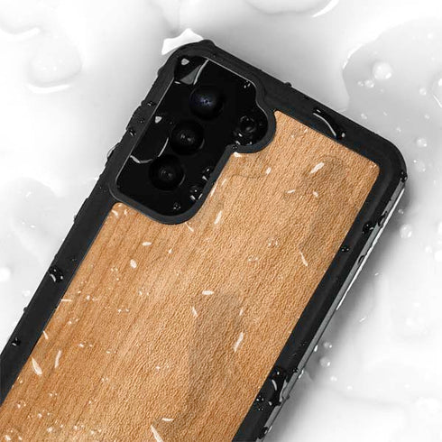 Natural Wood Galaxy S24 Plus Waterproof Case