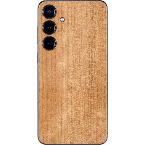 Natural Wood Galaxy S24 Skin