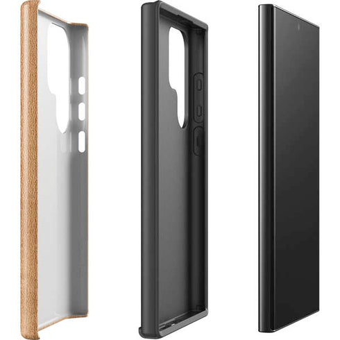 Natural Wood Galaxy S25 Ultra Impact Case