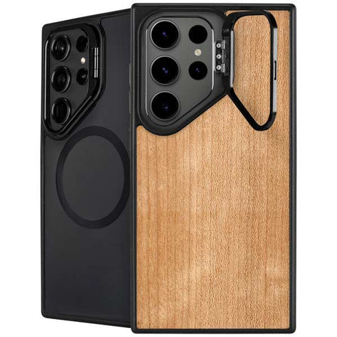 Natural Wood Galaxy S25 Ultra Kickstand Case