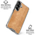 Natural Wood Galaxy S26 Plus Clear Case