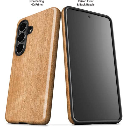 Natural Wood Galaxy S26 Plus Impact Case