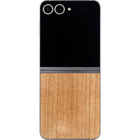 Natural Wood Galaxy Z Flip6 Skin