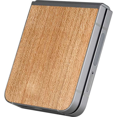 Natural Wood Galaxy Z Flip6 Skin