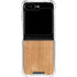 Natural Wood Galaxy Z Flip6 Clear Case