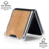 Natural Wood Galaxy Z Flip6 Clear Case